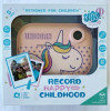 Skysonic Instant Kids Compact Φωτογραφική Μηχανή 12MP με Οθόνη 2.4" Unicorn Ροζ