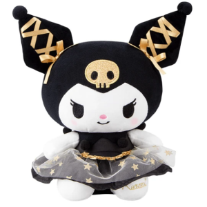 Λούτρινο Sanrio Kuromi Hello Kitty 35cm 1440-251-1 Μαύρο