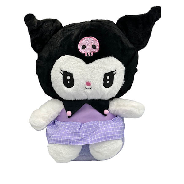 Λούτρινο Sanrio Kuromi Hello Kitty 50cm 1440-248-1 Μαύρο