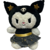 Λούτρινο Sanrio Kuromi Hello Kitty 28cm 1440-268 Μαύρο