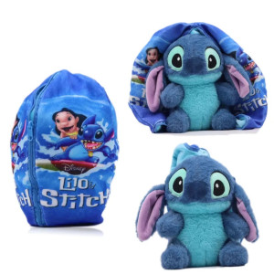 Λούτρινο Stitch 2 σε 1 Disney 25 εκ. 1440-PP5 Μπλε