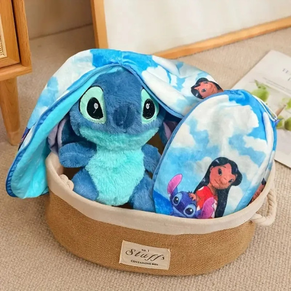 Λούτρινο Stitch 2 σε 1 Disney 25 εκ. 1440-PP5 Μπλε