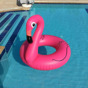 Φουσκωτή Σαμπρέλα Θαλάσσης Flamingo Ροζ 120εκ