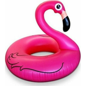 Φουσκωτή Σαμπρέλα Θαλάσσης Flamingo Ροζ 120εκ