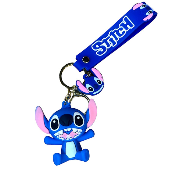 Stitch Blue Keychain Κρεμαστό Μπρελόκ Από Pvc 15436-1