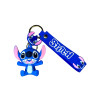 Stitch Blue Keychain Κρεμαστό Μπρελόκ Από Pvc 15436-1