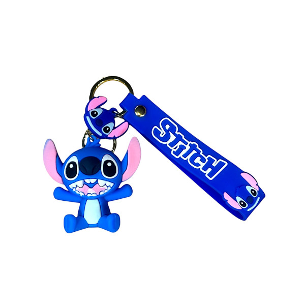 Stitch Blue Keychain Κρεμαστό Μπρελόκ Από Pvc 15436-3