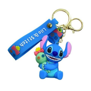 Κρεμαστό Μπρελόκ  Lilo & Stitch 3D Rubber Keychain  Peluche Από Pvc 15436-12