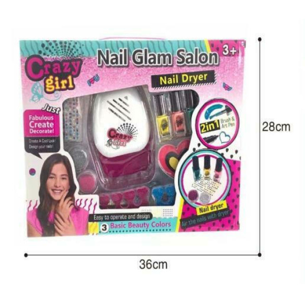 Nail Dryer - Nail Glam Salon 18284A Τρελό Κορίτσι