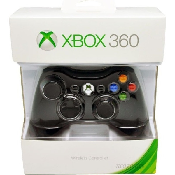 Wireless Gamepad Black With Adapter Ασύρματο Χειριστήριο Μαύρο - PC / Xbox 360 Controller