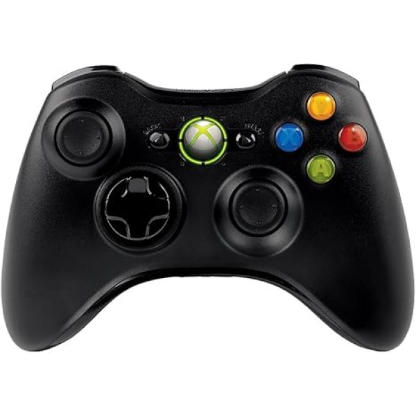 Wireless Gamepad Black With Adapter Ασύρματο Χειριστήριο Μαύρο - PC / Xbox 360 Controller