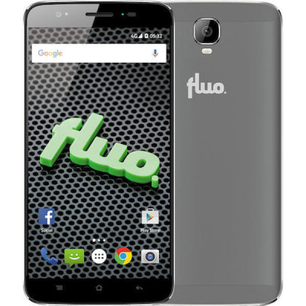 Fluo K (2GB/16GB) Single SIM Γκρι