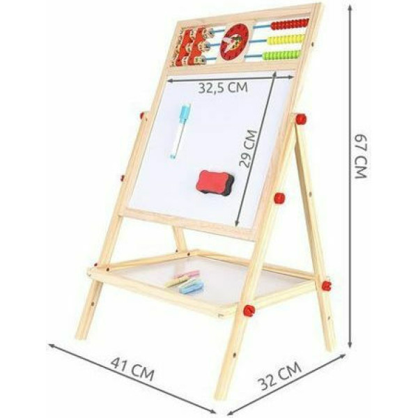 Revolving Fluctuation Drawing Board Πίνακας Μαρκαδόρου  Επιδαπέδιος 806