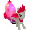 Ηλεκτρονικό άλογο των ονείρων Unicorn με βασιλική άμαξα 3D μουσική και κίνηση +3 Ετών 8899-138 Λευκό