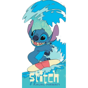 Stitch Παιδική Πετσέτα Θαλάσσης Microfiber Τιρκουάζ 140x70cm AYM-046STITCH-BTM