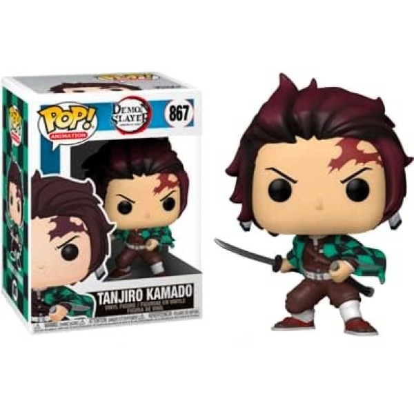 Funko Pop! Animation: Demon Slayer Kimetsu No Yaiba – Tanjiro Kamado 867 Vinyl Figure Πράσινο