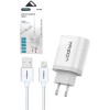 IOS ΦΟΡΤΙΣΤΗΣ ΜΕ ΘΥΡΑ USB-A ΚΑΙ ΚΑΛΩΔΙΟ USB-C 65W CS-228.ΛΕΥΚΟ