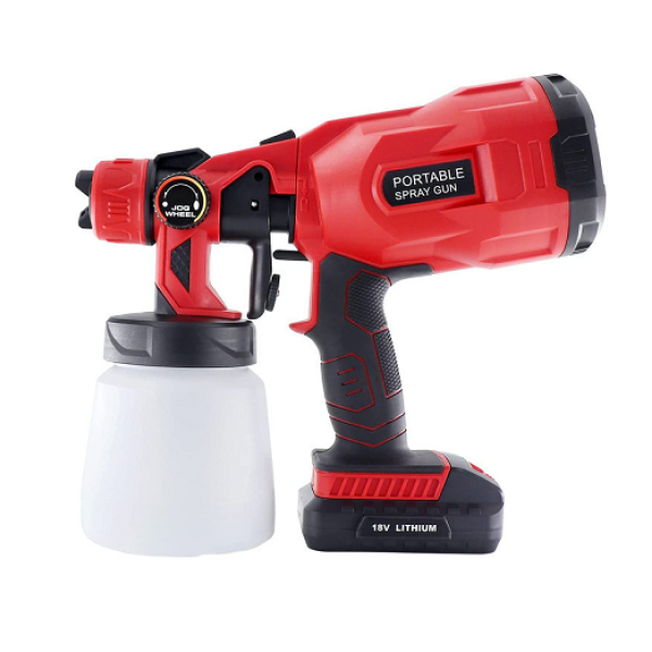 Ηλεκτρικό πιστόλι βαφής 2 Μπαταρίες 36V Spray Gun CX33 Κόκκινο