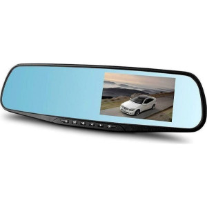 Σετ Καθρέπτης με Κάμερα DVR Αυτοκινήτου 1080P με Οθόνη 4.3" με Κλιπ & Κάμερα Οπισθοπορείας