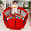 Μπαλοπισίνα Baby Playpen Dry Ball Pool από Ύφασμα HW-B005 Κόκκινο