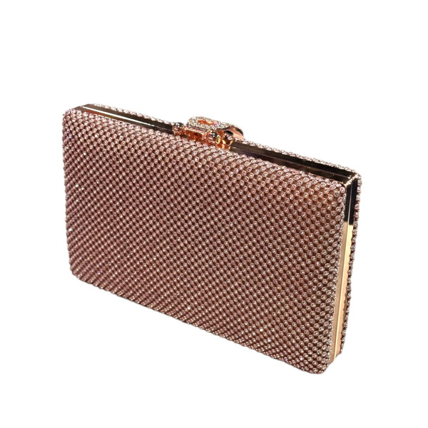 Γυναικεία τσάντα Φάκελος clutch JKL-11 Μπρονζέ