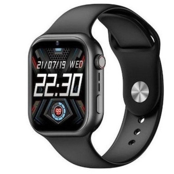 Technovo K20H Παιδικό Smartwatch με GPS και Καουτσούκ/Πλαστικό Λουράκι Μαύρο