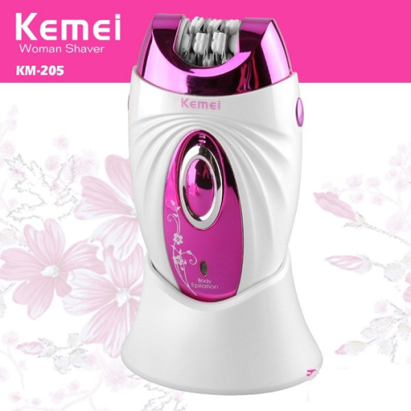 Kemei Αποτριχωτική Μηχανή Epilator για Σώμα KM-205 Λευκό