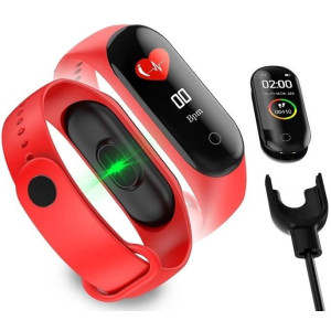 SMART BRACELET M4 BLUETOOTH M4.ΚΟΚΚΙΝΟ