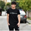 ΑΝΔΡΙΚΗ ΜΠΛΟΥΖΑ T-SHIRT ΛΑΙΜΟΣ CALLIGRAPHIC MOHICANS MCNS09.ΜΑΥΡΟ