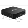 TV Box MX9 4K UHD με WiFi USB 2.0 8GB RAM και 128GB Αποθηκευτικό Χώρο με Λειτουργικό Android MX9 Μαύρο