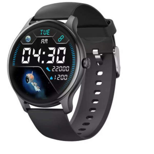 NK08C Stainless Steel 45mm Smartwatch Μαύρο