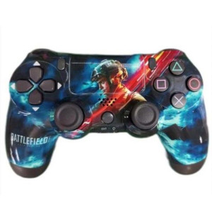 Ασύρματο Χειριστήριο Gamepad PS4 Doubleshock - Συμβατό με PS TV PS Now Wireless Controller Battlefield P4-17539-01 Μπλε