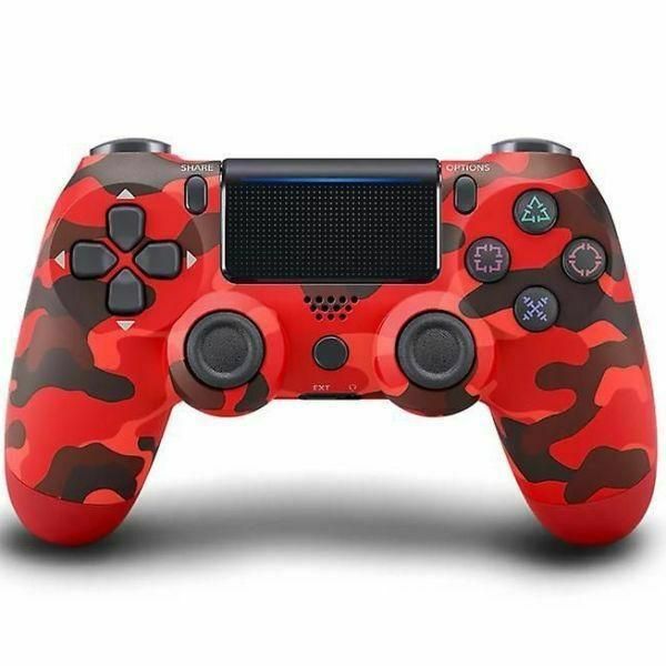 Ασύρματο Doubleshock Gamepad για Android / PC / PS3 / PS4 / iOS Καμουφλάζ Κόκκινο