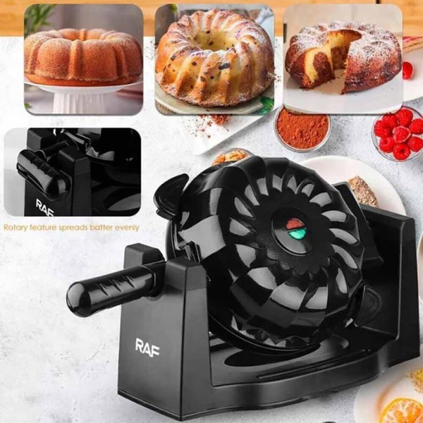 Raf Συσκευή παρασκευής για Cake 1200W  R.500 Μαύρο