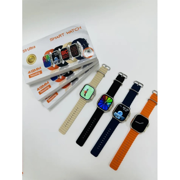 Smartwatch S9 Ultra Οθόνη 49mm Housing HD 2,20 ιντσών Full Touch Bluetooth 5.3 Λευκό