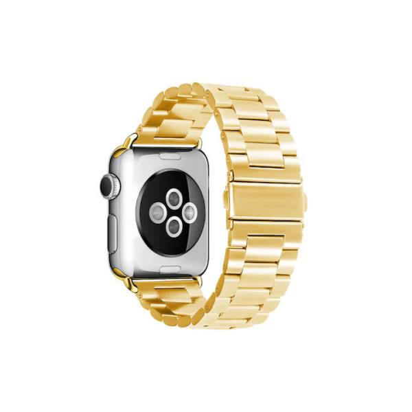 ΜΕΤΑΛΛΙΚΟ ΛΟΥΡΑΚΙ ΑΝΟΞΕΙΔΩΤΟ ΑΤΣΑΛΙ WEARABLES (APPLE WATCH 42/44/45/49mm) SP13.ΧΡΥΣΟ