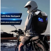 Σακίδιο Αναβάτη για Laptop Smart Backpack LED 40L T7 Μαύρο