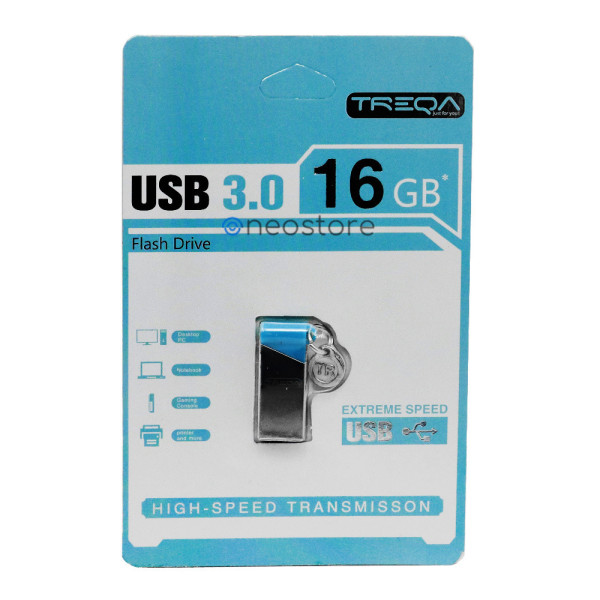 Treqa 16GB USB 3.0 Stick UP-03-16 Ασημί