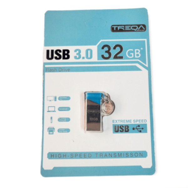 Treqa 32GB USB 3.0 Stick UP-03-32 Ασημί