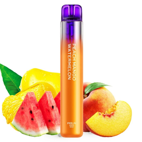 Vozol Neon 800 Mango Watermelon Ηλεκτρονικό Τσιγάρο μιας Χρήσης 800 Εισπνοών 2ml 20mg 