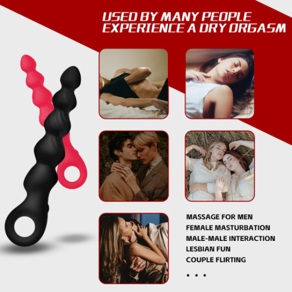 Mohicans Anal Plug Vibrator 19,5cm YY810 Μαύρο