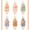 Monsters Lovely Λούτρινο Labubu Πλαστικό Πρόσωπο Have A Seat Vinyl Plush Blind Box