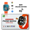 Smartwatch BW9 Ultra 4G κάρτα SIM & Camera HD 2”  Πορτοκαλί