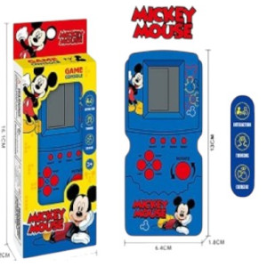 Tetris Mickey Mouse Game Ηλεκτρονική Παιδική Κονσόλα Χειρός για 3+ Ετών 8805 Mickey Mouse