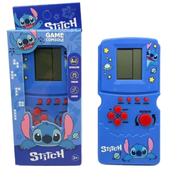 Tetris Stitch Game Ηλεκτρονική Παιδική Κονσόλα Χειρός για 3+ Ετών 8802 Stitch