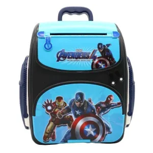 Τσάντα κουμπαράς Backpack Avengers με ψηφιακό κωδικό πρόσβασης για χρήματα και κέρματα, χρηματοκιβώτιο WF-30088 Μπλε