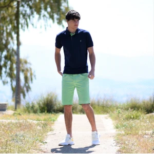 ΑΝΔΡΙΚΟ POLO SHIRT ΜΟΝΟΧΡΩΜΟ MOHICANS 430 ΙΝΤΙΓΚΟ