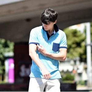 ΑΝΔΡΙΚΟ POLO SHIRT ΡΙΓΕΣ MOHICANS 440.LIGHT-BLUE 