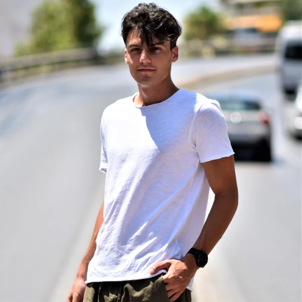 ΜΠΛΟΥΖΑ T-SHIRT ΜΟΝΟΧΡΩΜΗ MOHICANS DS231-1802 ΛΕΥΚΟ