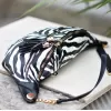 ΓΥΝΑΙΚΕΙΟ BUM BAG ΤΣΑΝΤΑΚΙ ΔΕΡΜΑΤΙΝΗ MOHICANS G159 ΖΕΒΡΑ ΜΑΥΡΟ